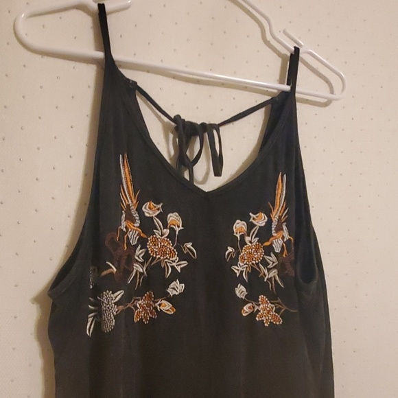She and Sky Dresses & Skirts - She + Sky | Gray Embroidered Dress